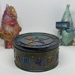 Unique Resin Zodiac Themed Trinket Box